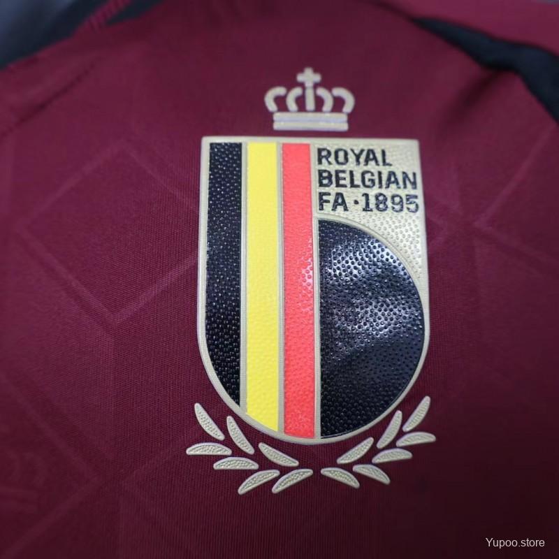 BELGIQUE MAILLOT DOMICILE VERSION PLAYER 2024 2025