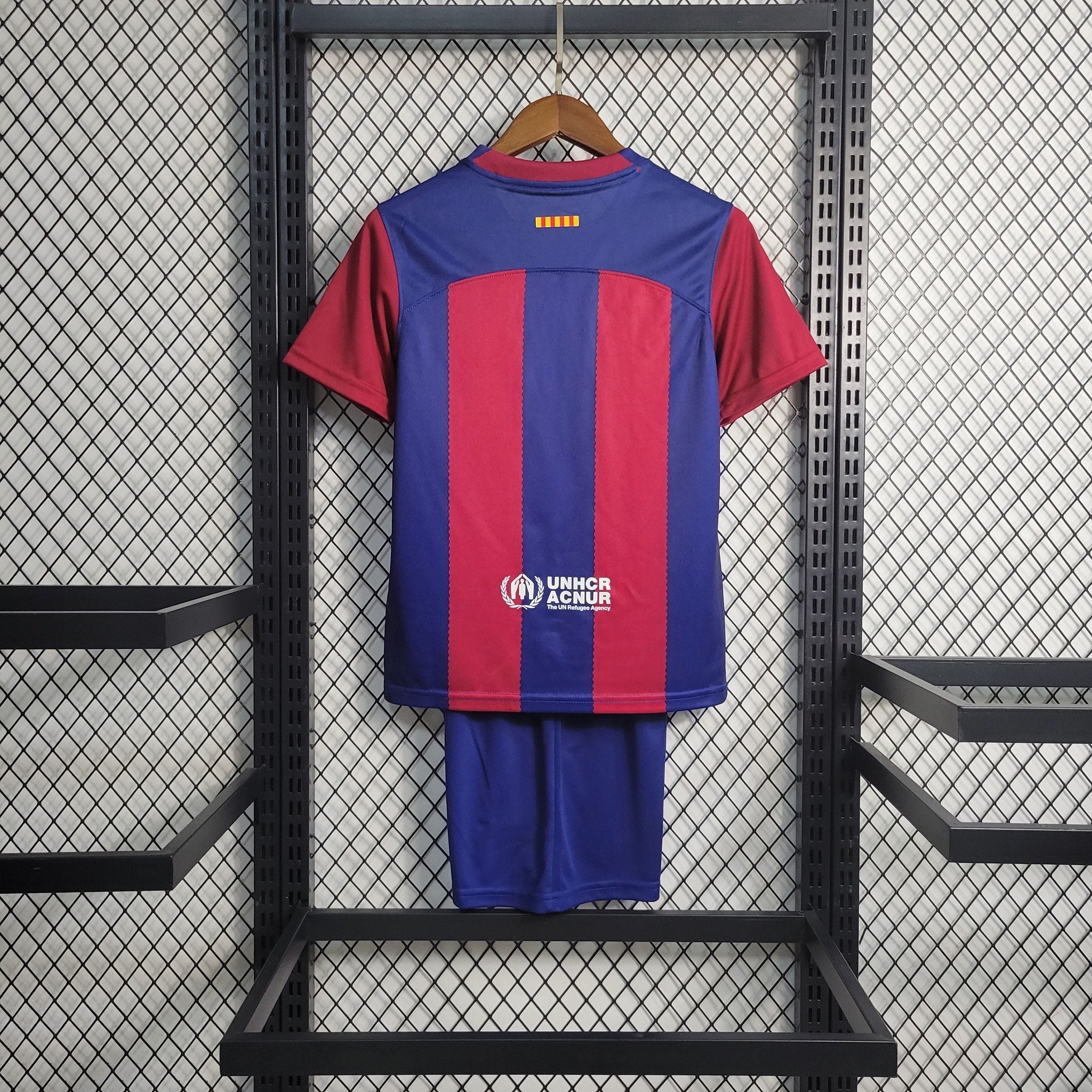 FC Barcelone maillot Domicile ensemble Enfant 2023 2024