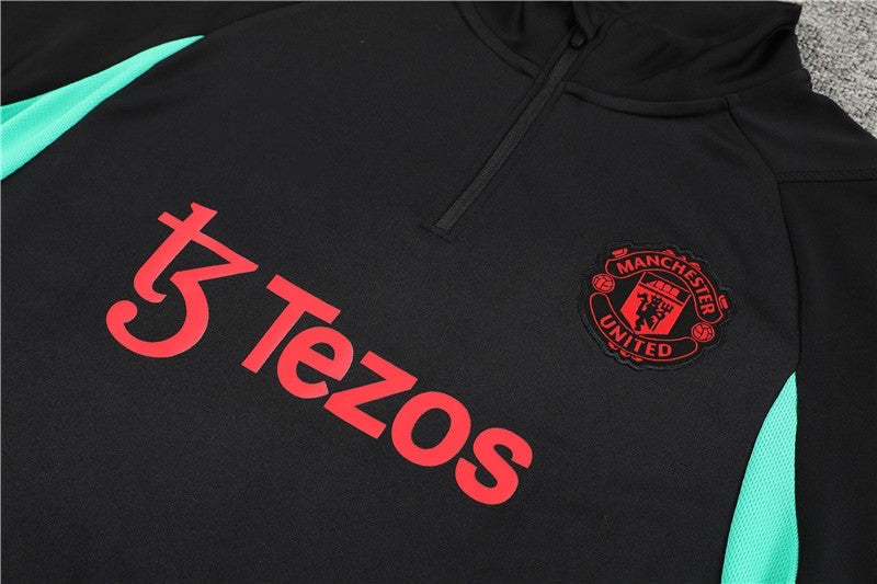 Ensemble Manchester United Noir-Rouge 2023 2024