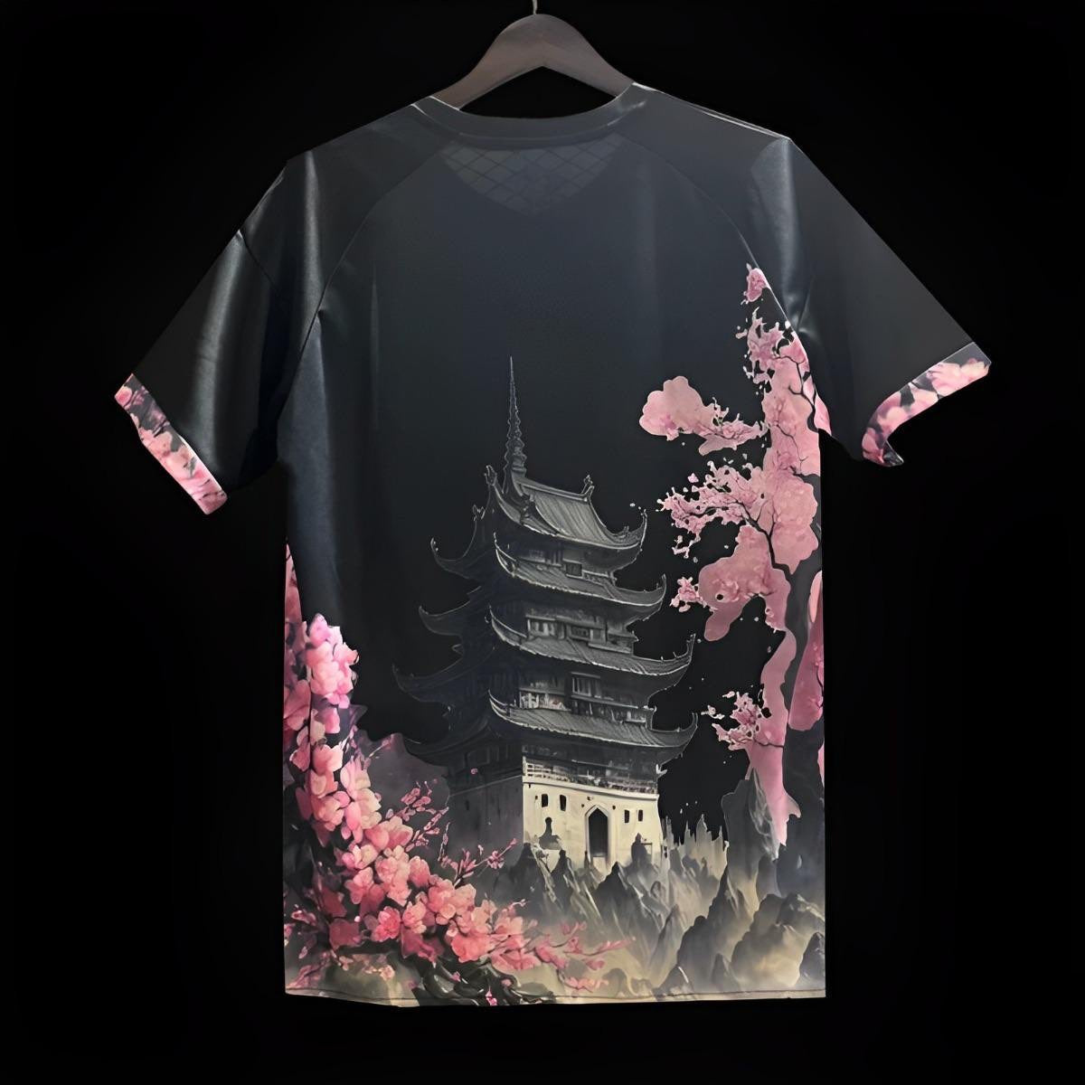 Japon maillot Édition « Dragon Noir et Rose » 2023 2024