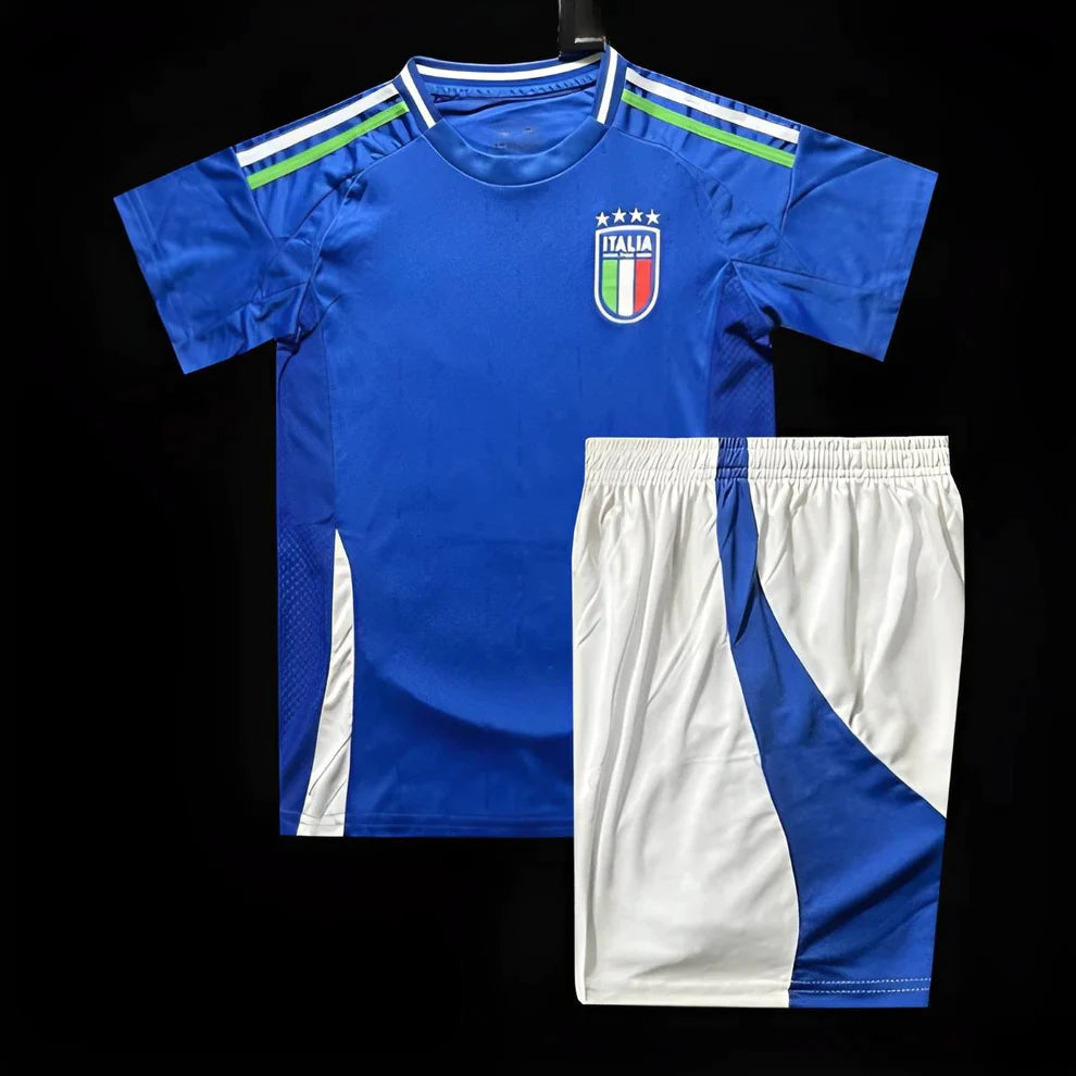 ITALIE MAILLOT DOMICILE ENSEMBLE ENFANT 2024 2025